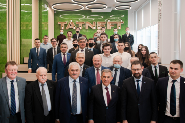 The President of the Republic of Tatarstan visited Gubkin University The President of the Republic of Tatarstan visited Gubkin University