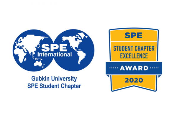 Gubkin University SPE Student Chapter received Student Chapter Excellence Award Gubkin University SPE Student Chapter received Student Chapter Excellence Award