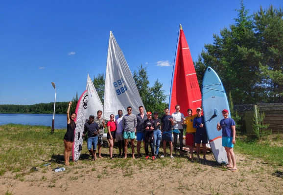 Water Sports Centre of Gubkin University held its first out in the season Water Sports Centre of Gubkin University held its first out in the season