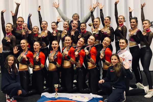 Gubkin University team became silver medalists in fitness aerobics Gubkin University team became silver medalists in fitness aerobics